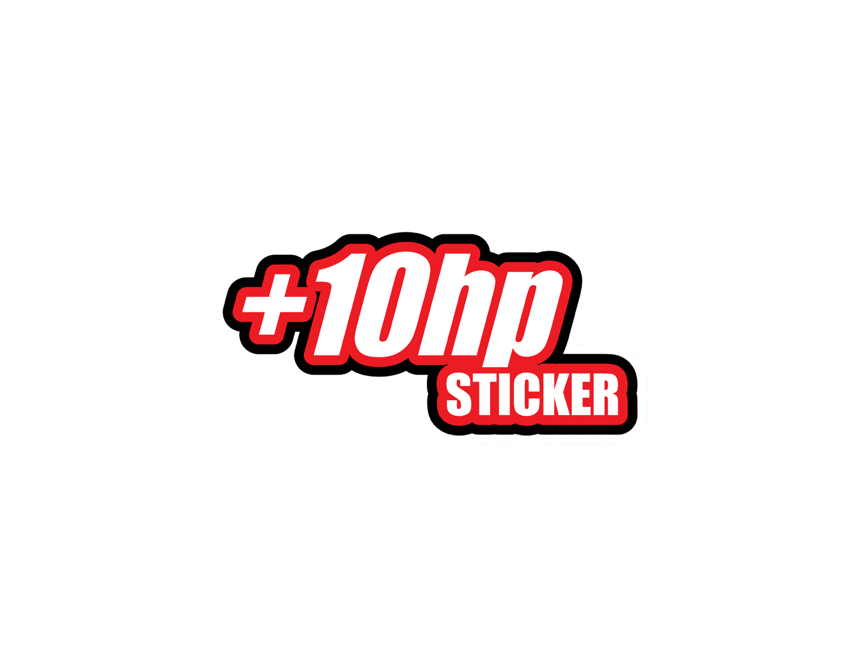 10 HP Sticker 4x2
