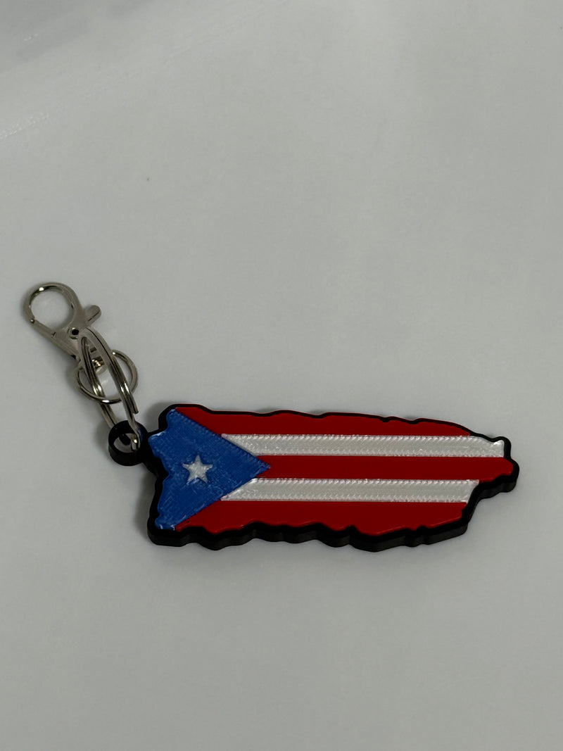 Llavero Bandera Puerto Rico   F90-1