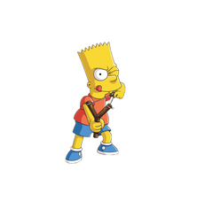 Bart Sticker 4x3-1