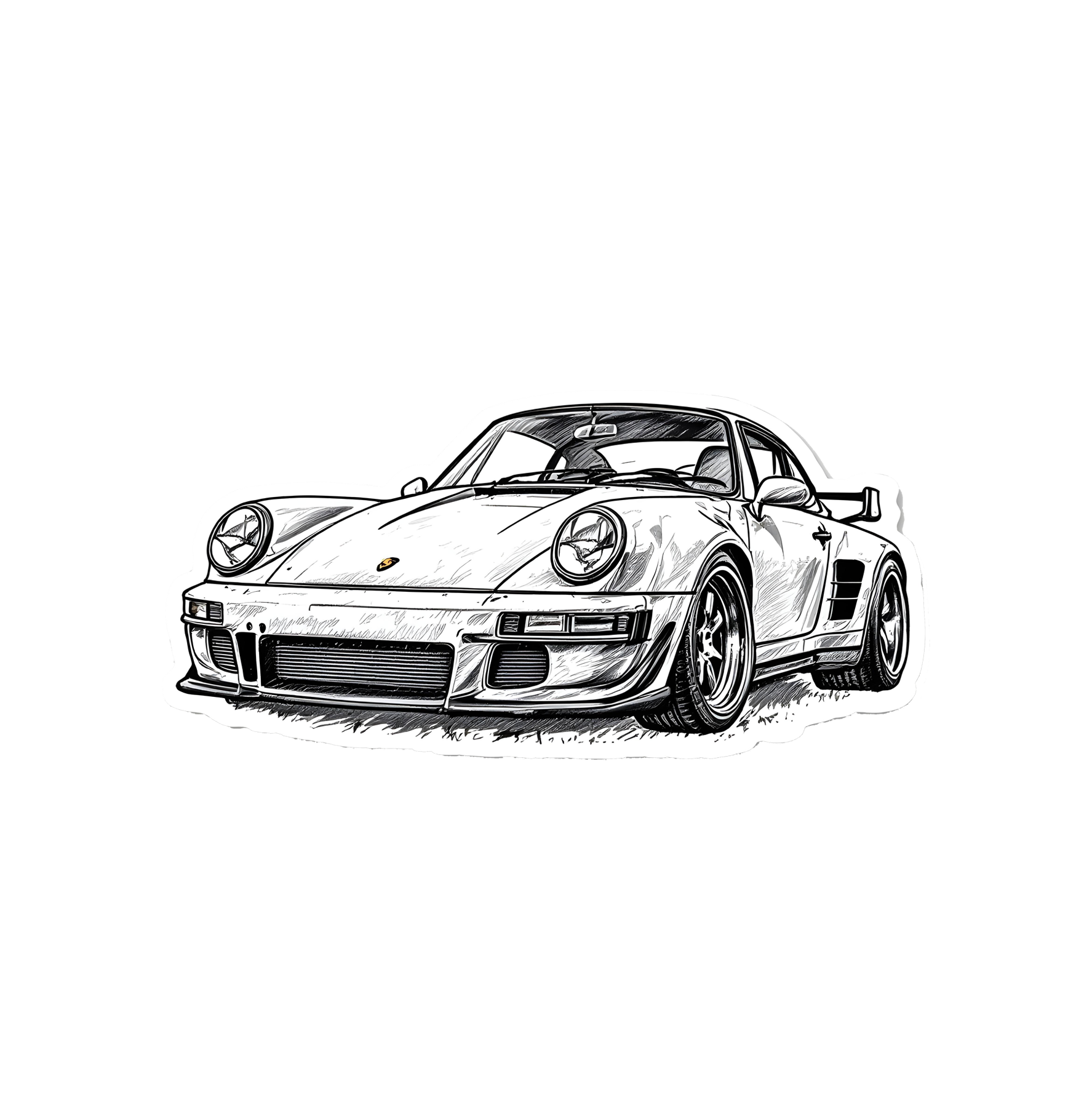 Porsche Carrera 3 Stciker 4x2