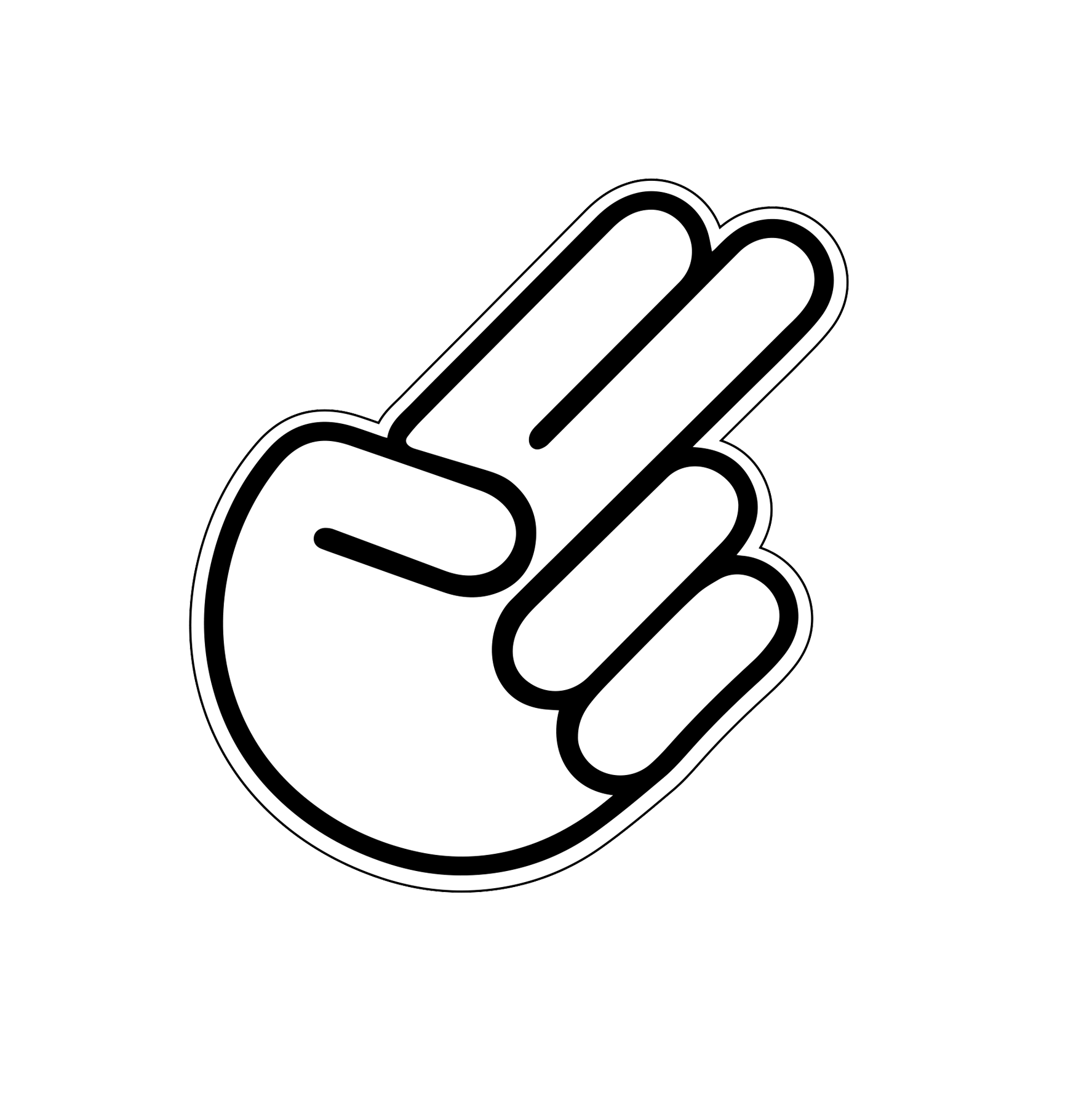 JDM Hand Sticker 3x4-1