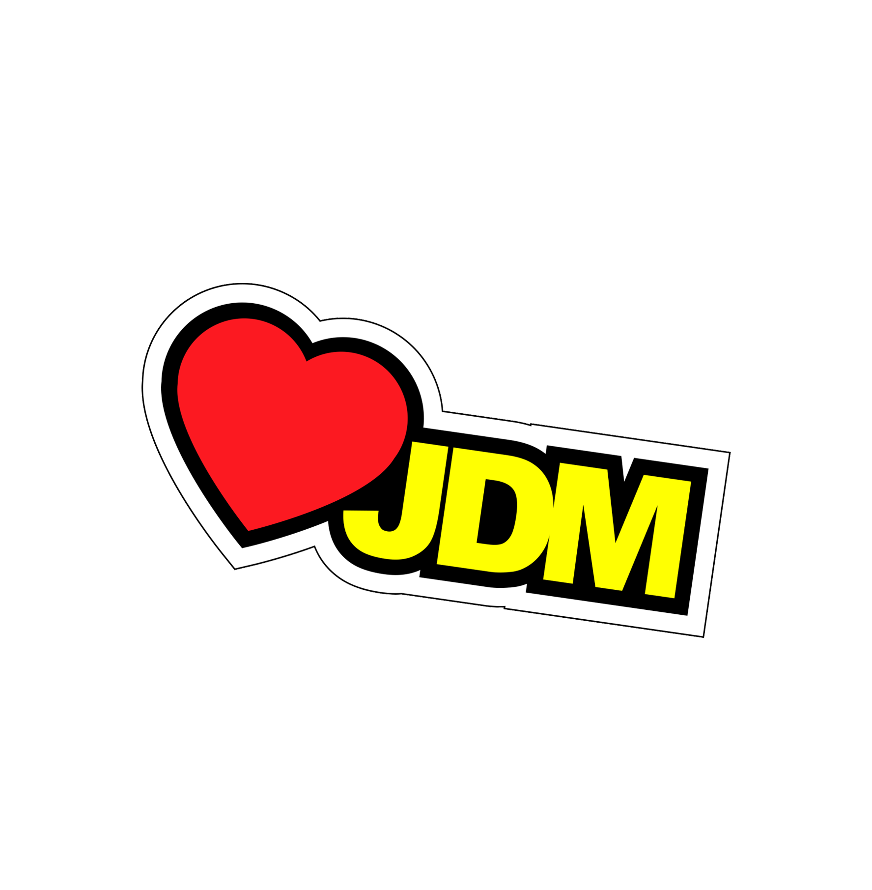 Love JDM Sticker 4x2-1