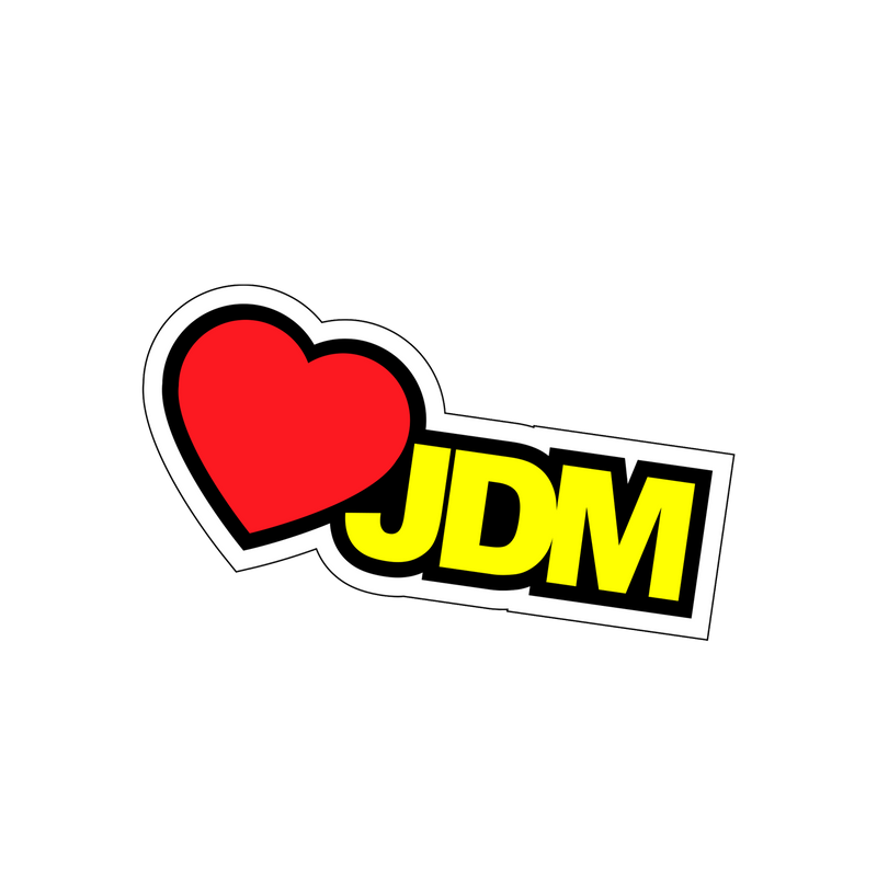 Love JDM Sticker 4x2-1