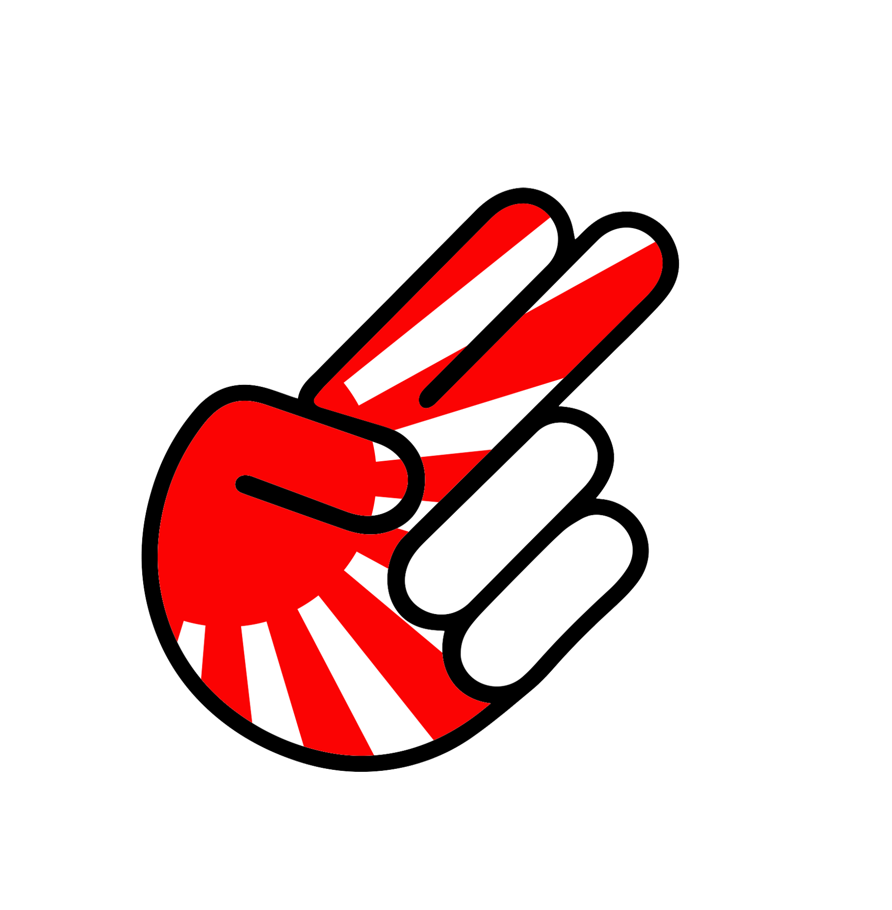 JDM Hand Japan Sticker 4x3